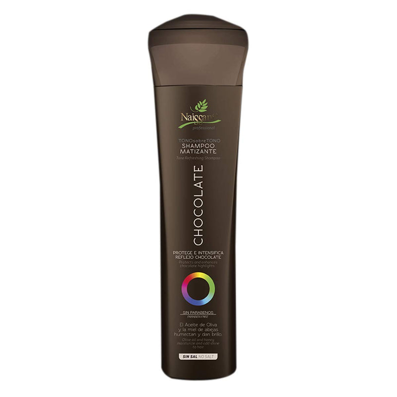 naissant Chocolate Hair Toning Set | Color Depositing | Refresh & Neutralize Brassy Tones | Paraben, Ammonia & Sulfate Free | Pro-Vitamin B5, Olive Oil & Honey (Chocolate) 10.1 Fl Oz