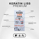 bentouch Keratin set Liss Shampoo + Hair Straightening Treatment, 10.1 fl oz Each