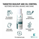 KeraCore Clarifying Shampoo Deep Cleansing Hair Detox & Pre-Treatment Primer – The Ultimate Hair Reset Button for Light, Vibrant Hair, Optimized for Treatments 4 OZ