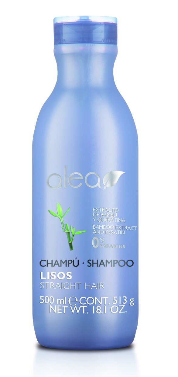 Alea Straight Hair Shampoo, Mask and Elixir Oil KIT with Bamboo Extract & Keratin for Smooth Hair | Alea Champu, Mascarilla y Aceite Capilar para Cabellos Lisos