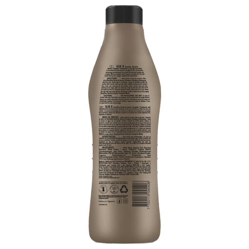 RECAMIER PROFESSIONAL SALON IN Braziliss Kerat-in Amino Complex Hair Treatment Step 2 17.64 oz