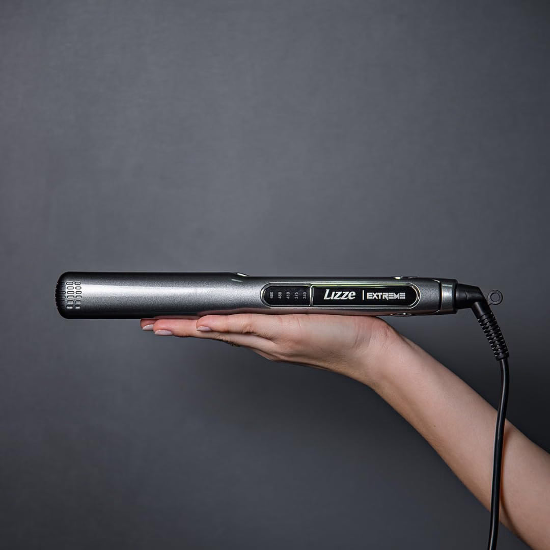 Lizze Extreme Professional Hair Straightener | Original Nano Titanium Technology Straightens Dry, Frizzy Hair Curls | 250 Deg. C. (480'f) - 110 Volts : Beauty & Professional Care