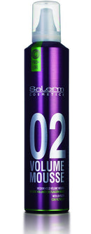 SALERM - Volume Mousse - Pro Line Volume Mousse - 405 ml - For Fine Hair - With Hyaluronic Acid - Improves Hair Hydration and Elasticity - Preserves and Prolongs Color Duration