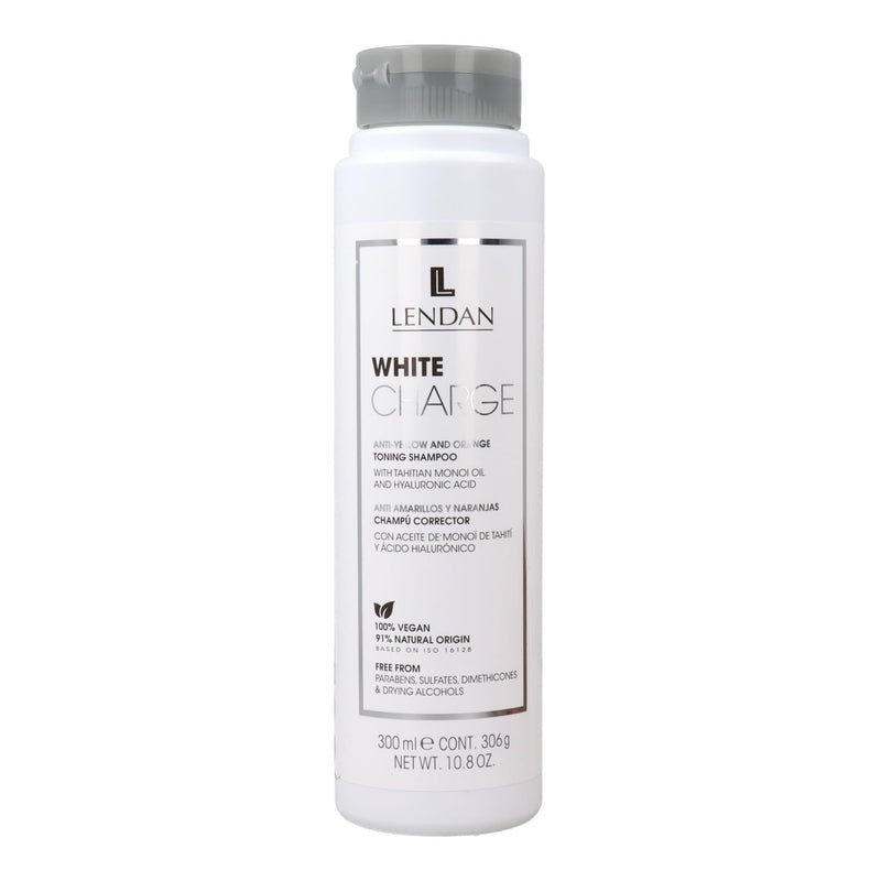 Lendan Anti-Yellow & Orange Kit, White Charge Shampoo 300ml + Re-Charge Mask 500ml
