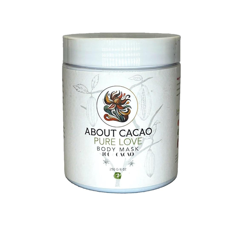 AboutCacao Pure Love Body Mask, 100% Cacao, 8 oz