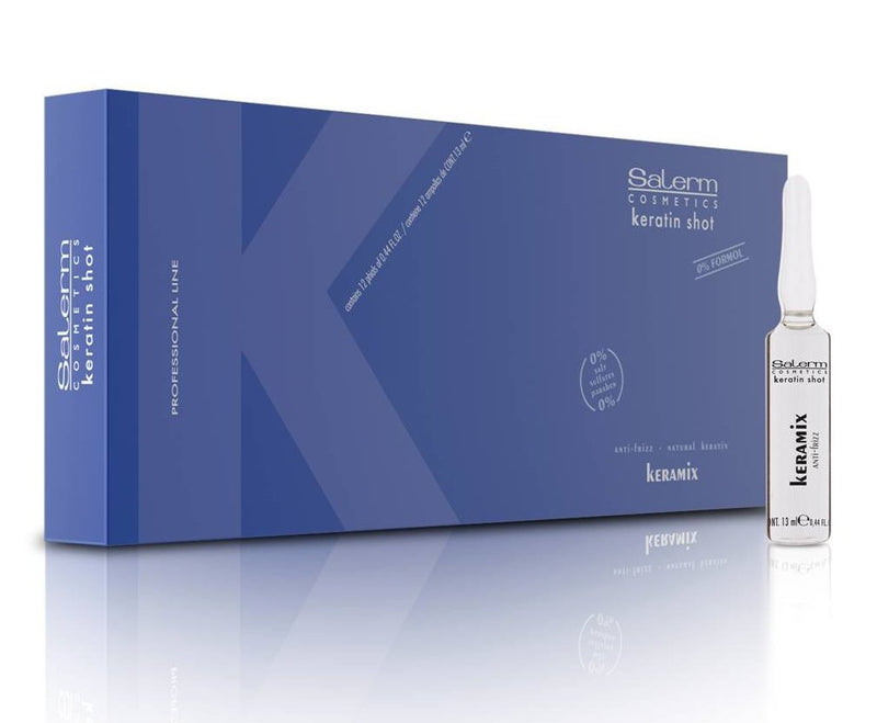 Salerm Cosmetics Keratin Shot KERAMIX Vials -Option 12 Vials