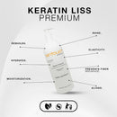 bentouch Keratin Liss Straightening Treatment, 1000ml / 33.8 Fl Oz