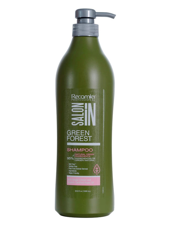 RECAMIER Green Forest Moisturizing Natural Hair Conditioner Salon In Shampoo Hidratante 33.8 OZ