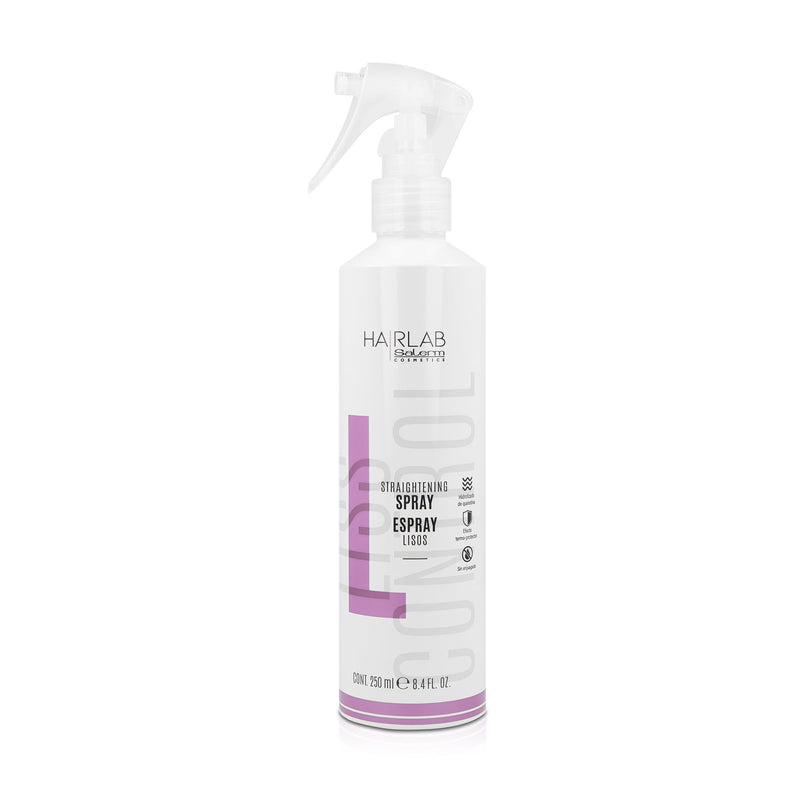 Salerm Cosmetics HAIRLAB  STRAIGHTENING 3-PIECE KIT for Damage Hair,  Shampoo 10.6oz + Mask 8.2oz + Spray 8.4 fl.oz