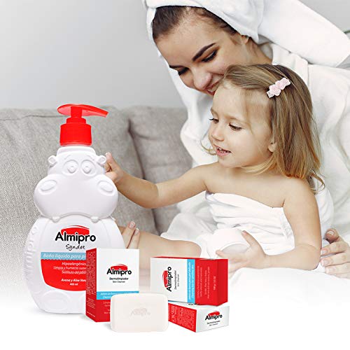 Almipro Syndet Baby Hair and Body Wash with Oatmeal and Aloe Vera. 14 Oz.