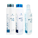 Lendan PlexForte Hair Kit of No. 3 Bond Repair Shot Mask, No. 5 Conditioner, and No. 2 Bond Filler, 3 Pack Bundle