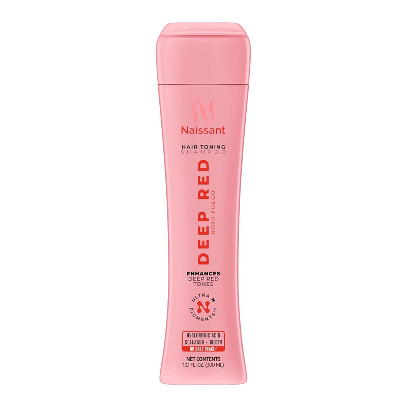 Naissant Deep Red Hair Toning Shampoo (Rojo Fuego) 10.1 Fl Oz