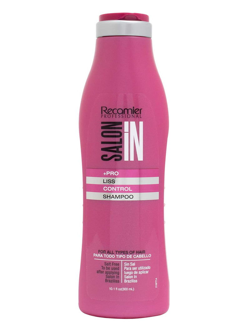 Recamier Professional Salon In +Pro Liss Control Hair 4 Piece Small Kit - Shampoo 10.1oz  + Conditioner 10.1oz  + Leave In Detangler 10.1oz + Deep Treatment Mask 10.58oz