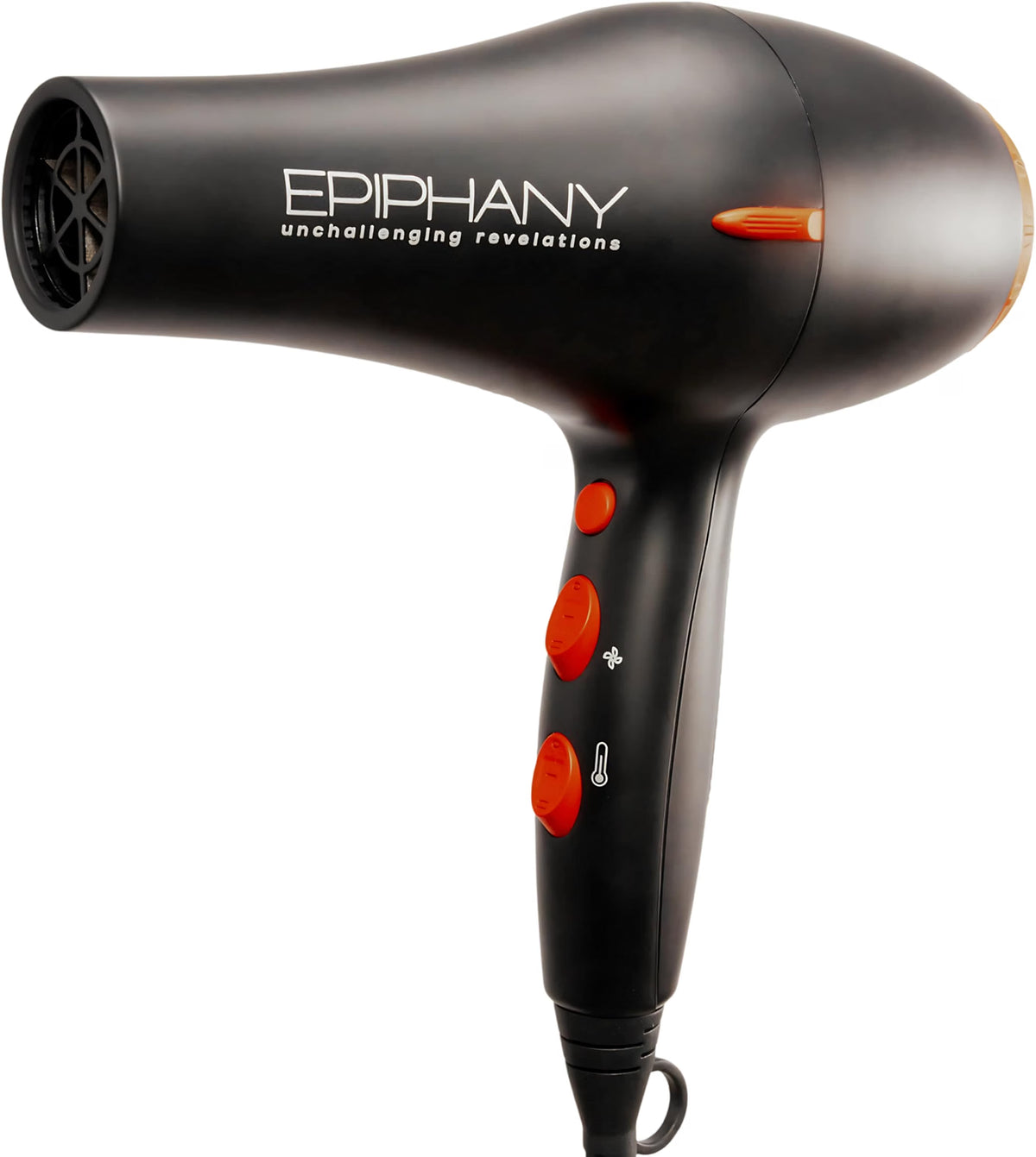 Epiphany Professional Hair Dryer 1875W – Ionic Blow Dryer with Ceramic Tourmaline Technology for Fast Drying, Frizz Control & Shine – Includes Diffuser & 2 Nozzles – Lightweight for All Hair Types