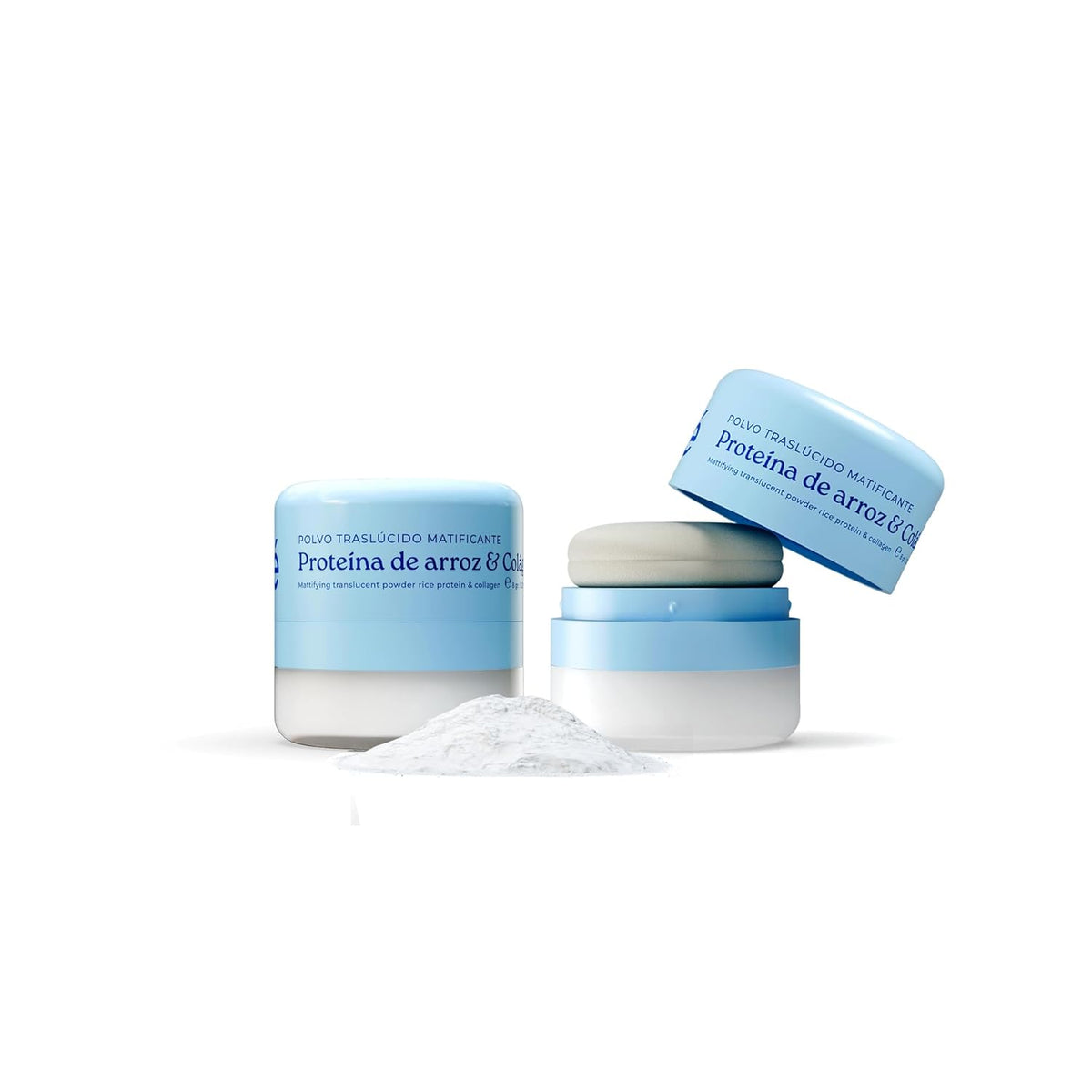 OLÉ Translucent Mattifying Hair Powder Duo – Rice Protein & Collagen, Oil‑Control Volumizing Root Powder, Residue‑Free Texture Booster