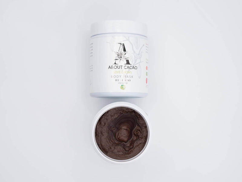 AboutCacao Pure Love Body Mask, 100% Cacao, 8 oz