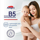 almipro B5 Dermo Protector cream. Moisturizing, repairing, protecting formula. Calendula and Cacay oil. Multi-Purpose Cream for Delicate Skin, Body, Hand Balm, Baby Safe. Soft & Clear texture. 3.5 oz