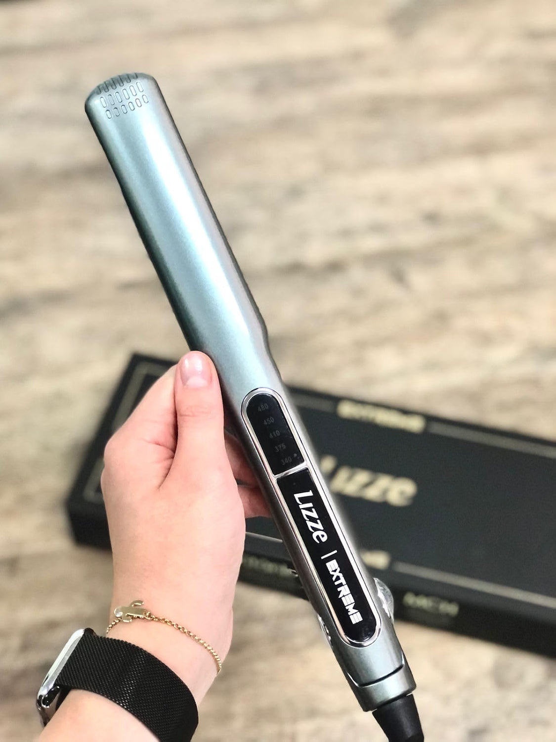 Lizze Extreme Professional Hair Straightener | Original Nano Titanium Technology Straightens Dry, Frizzy Hair Curls | 250 Deg. C. (480'f) - 110 Volts : Beauty & Professional Care
