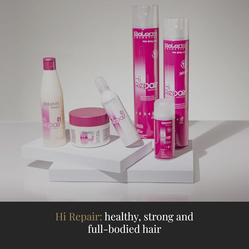 SALERM - Professional Hair Spray - Hi Repair Strength 5-650 ml - Extra Strong Hold
