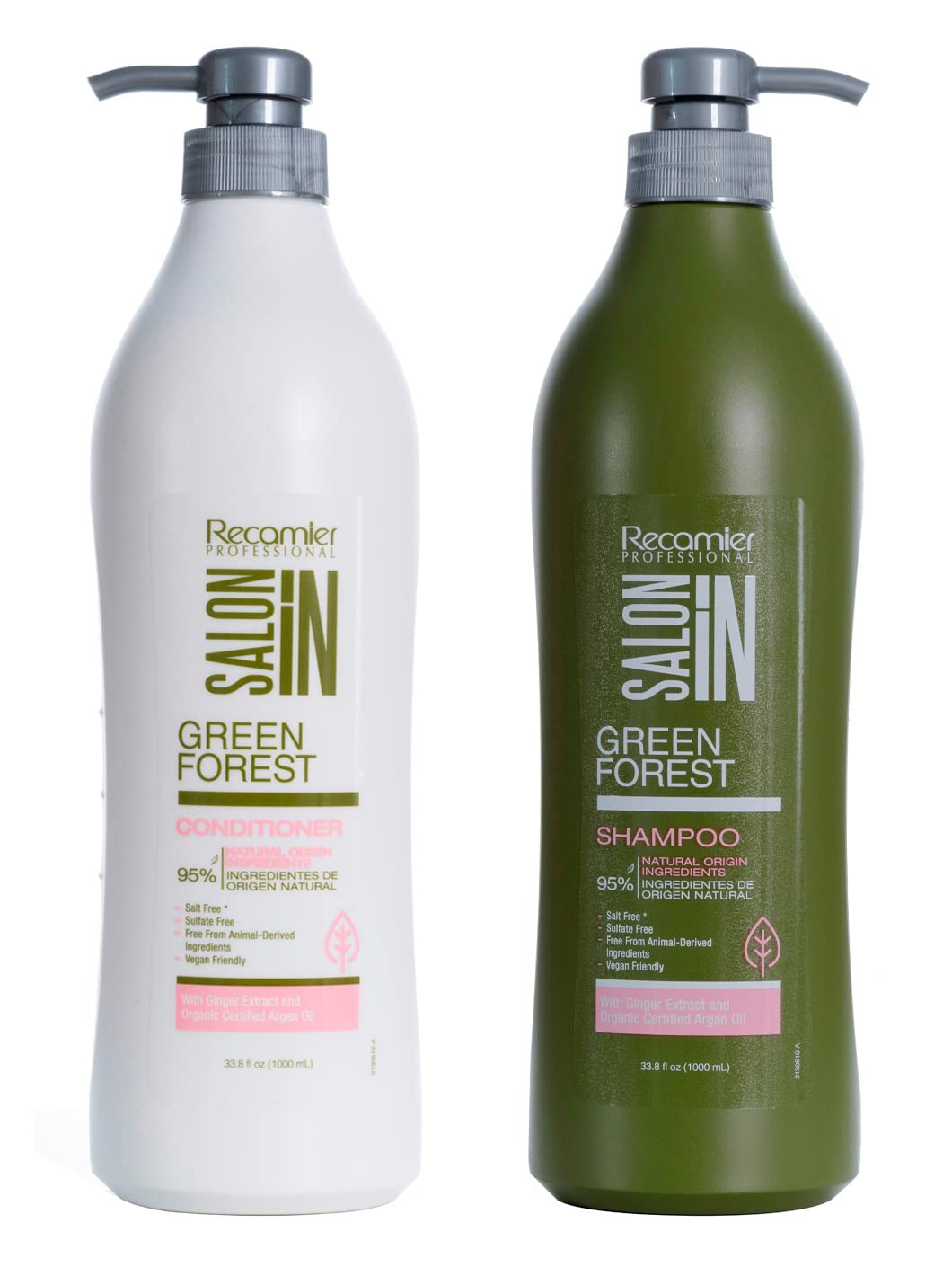 Recamier Professional Salon In Hair Care Treatment Set Repairing Shampoo and Conditioner 33.8 OZ