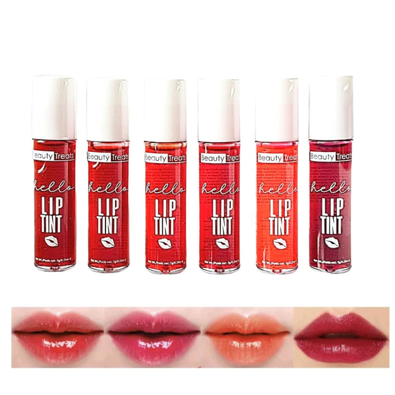 Beauty Treats Lip Tint Set of 6 Colors 0.25oz each - Tiente de Labios