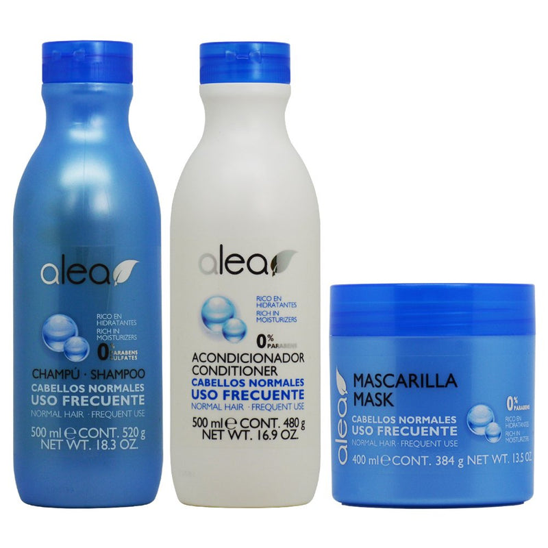 Alea Normal Hair with Rich in Moisturizers Shampoo + Conditioner + Mask"Set"