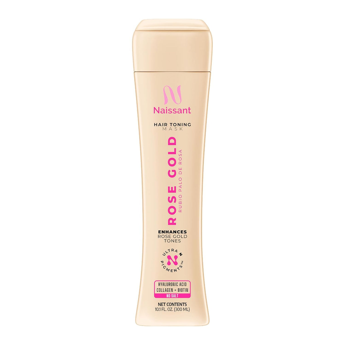 Naissant Rose Gold Hair Toning Mask (Palo de Rosa) 10.1 Fl Oz