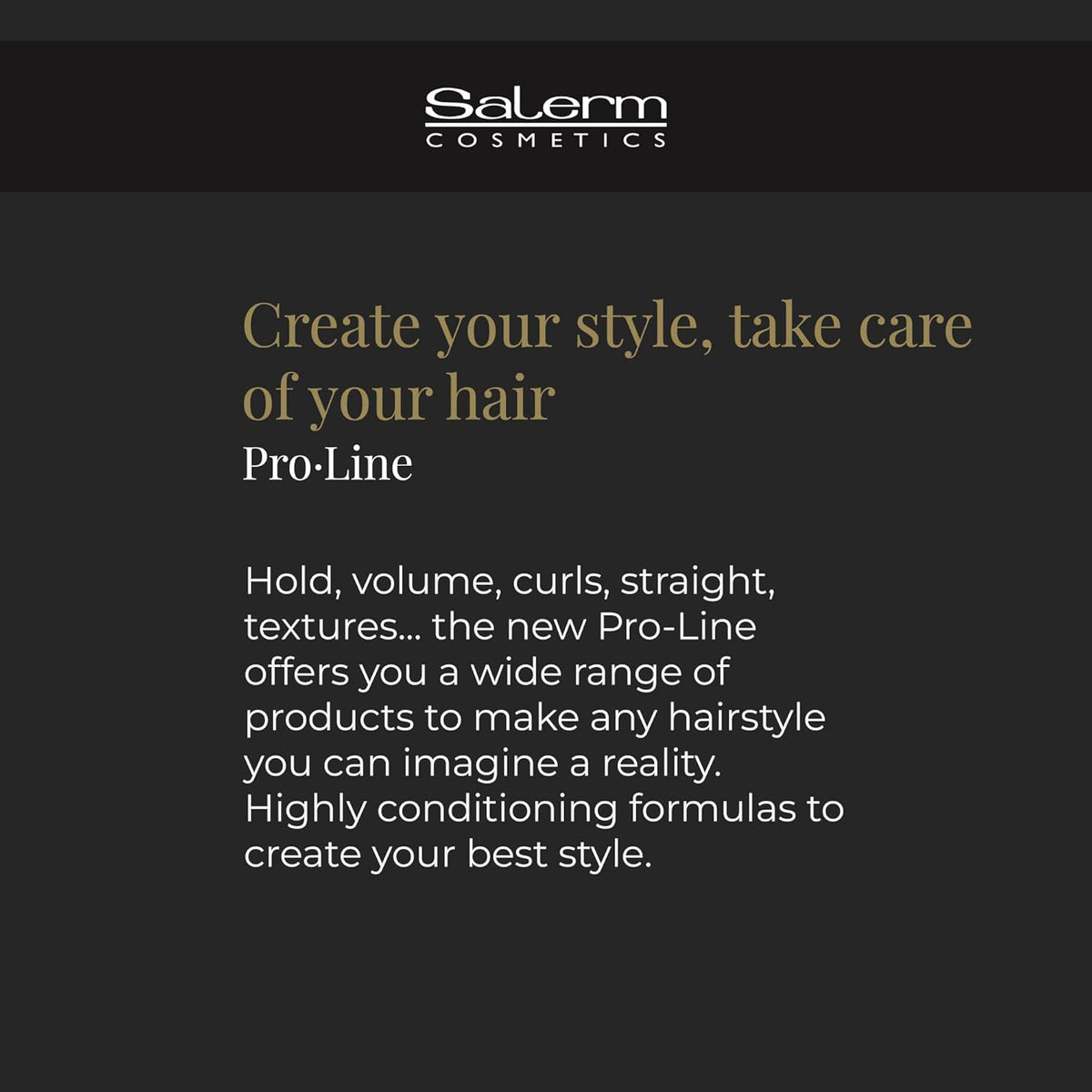 SALERM - Curly Hair Mousse - Pro Line Curl Mousse - 405 ml - More Defined and Flexible Curls - Extra Strong Hold - Anti-Humidity Effect - Color Protection