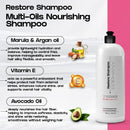 Epiphany Sulfate Free Shampoo – Hydrating Repair for Color Treated & Chemically Processed Hair | Coconut, Avocado & Argan Oil | UV Protection | Daily Use