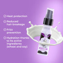 Leche Pal Pelo Finish Chia Hair Oil 1.2oz - Tratamiento de aceite reparador de puntas del cabello