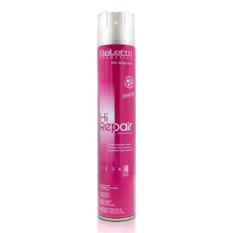 SALERM - Professional Hair Spray - Hi Repair Strength 5-650 ml - Extra Strong Hold
