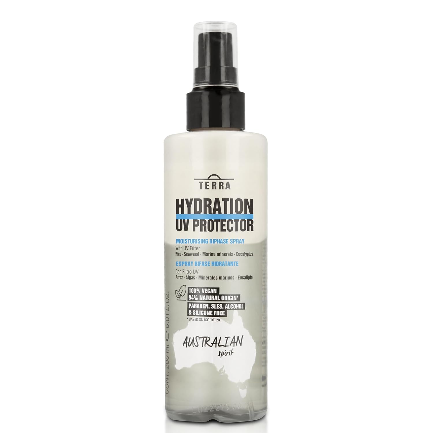 Lendan - Leave-In Detangling Spray for Hair - Terra Hydration UV Protector - 200 ml - Biphase Hydrating Spra