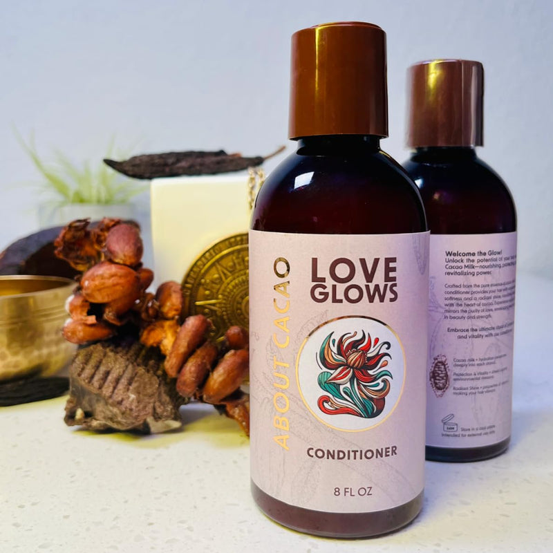 Love Grows Hair Conditioner with Cacao, Coffee, and Biotin 8 fl. oz.