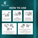 KeraCore Keratin Hair Treatment Kit | Semi-Permanent Hair Smoothing System with 30% Pro-Grade Power for Humidity-Proof 'Glass Hair' and All Day Confidence