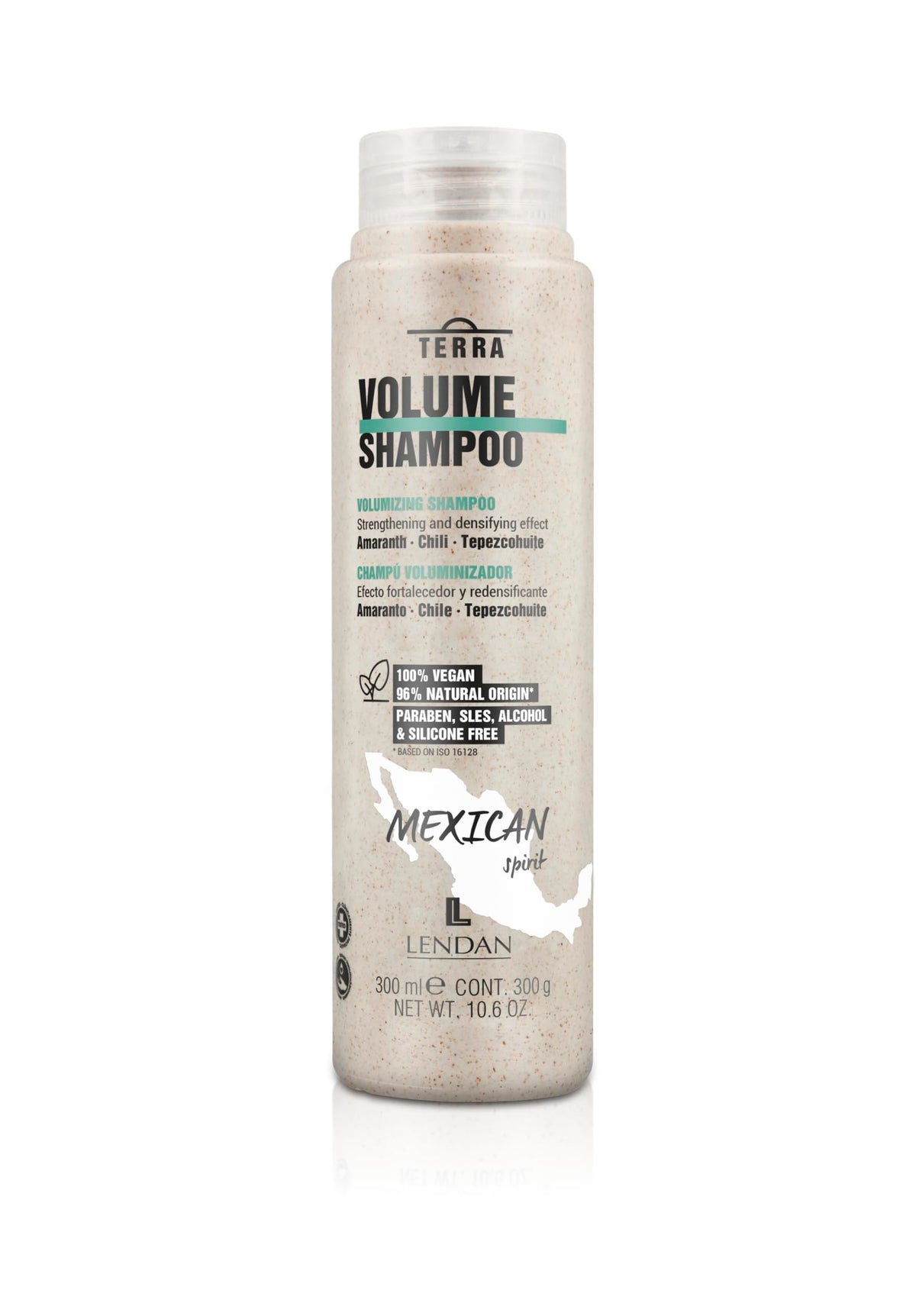 Lendan - Fine Hair Volume Shampoo - Terra Volume Shampoo - 300 ml - Maximizes Hair Volume without Weighing Down - Soft Hair - Deep and Balancing Cleansing - Strengthens and Redensifies - Vegan