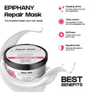 Epiphany Intensive Repair Hair Mask – Deep Conditioning Treatment for Damaged & Chemically Treated Hair | Frizz Control & Elasticity Restore | Salon Quality