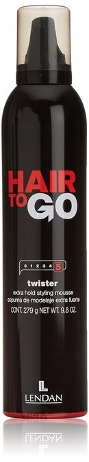 Lendan - Curly Hair Mousse - Twister Hair To Go - 405 ml / 9.8 oz - Extra Strong Hold