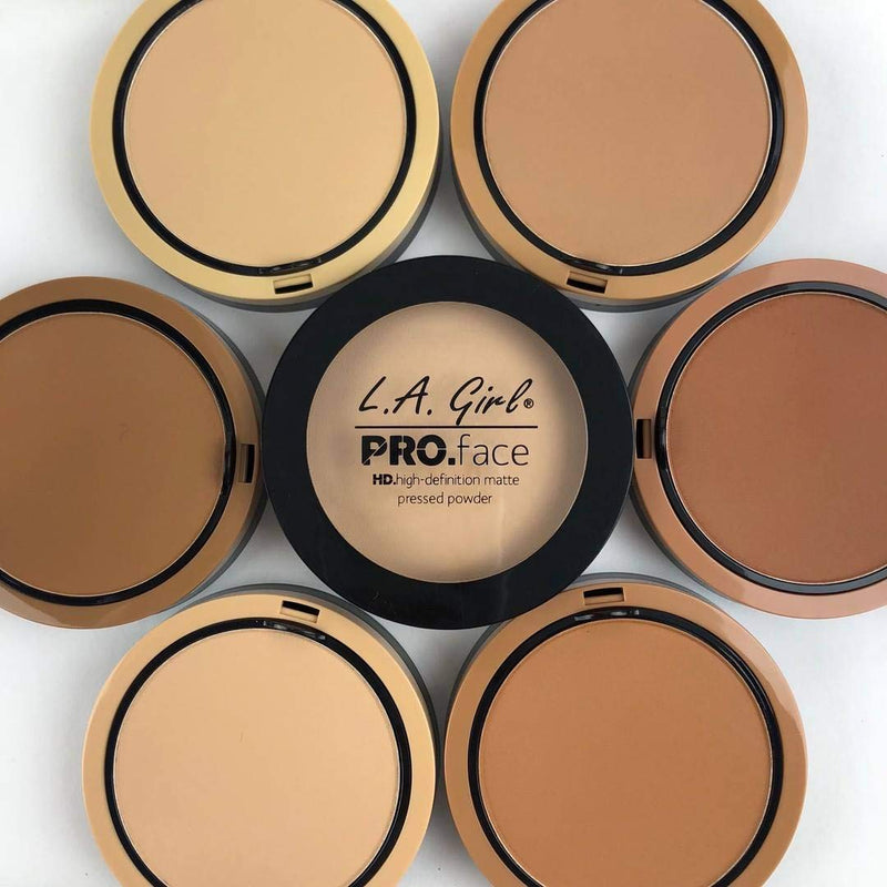 L.A. Girl Pro Face HD Matte Pressed Powder - 608 Soft Honey