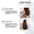 Epiphany Heat Protectant & Anti Frizz Primer – Thermal Protection for Flat Iron & Blow Dryer | Ceramides & Natural Oils | Shine Boost & Cuticle Seal | Salon Grade