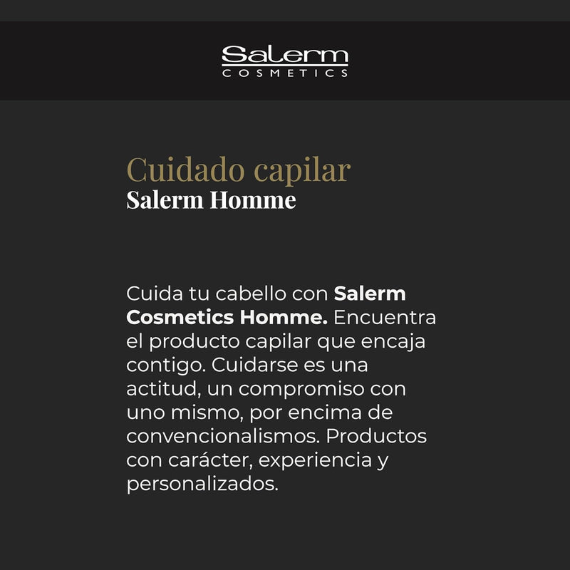 Salerm Homme Energy Shampoo 1e Men Barber Line- 250 ml/ 9 Oz.