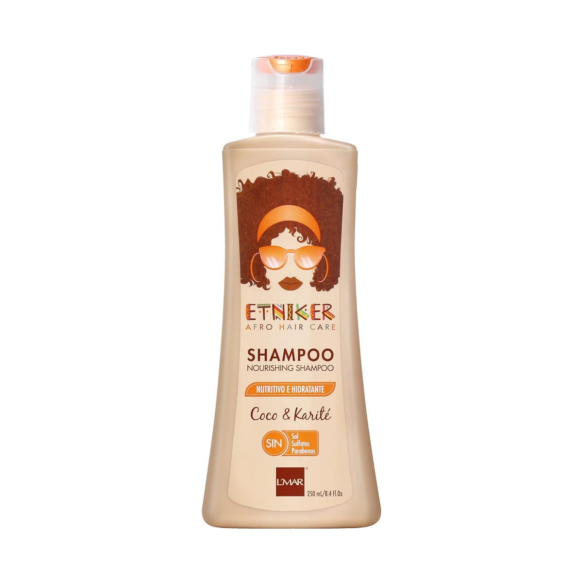 ETNIKER Curly Hair Care Bundle – Nourishing Shampoo & Deep Treatment | Hydrates, Softens & Restores Curls | Coconut & Shea Butter Formula | Sulfate-Free, Paraben-Free | 8.4 fl oz + 20 oz