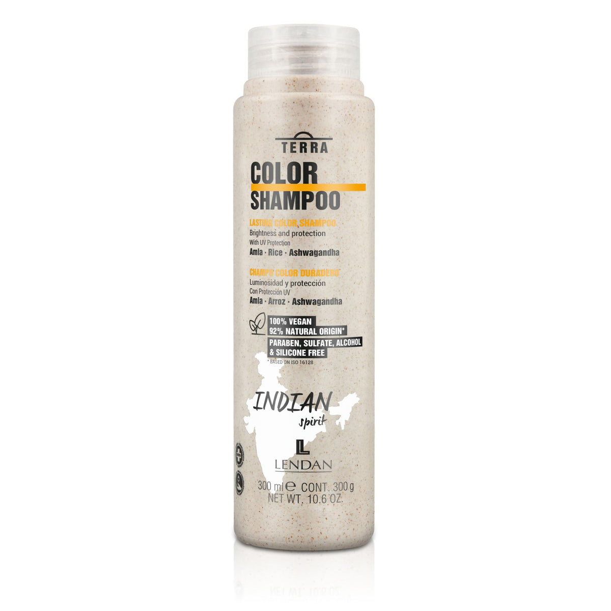 Lendan - Colored Hair Shampoo - Terra Color Shampoo - 300 ml - Prevents Color Oxidation and Prolongs Its Duration - Adds Brightness and Protection - Strengthens Hair - Shiny Hair - Vegan