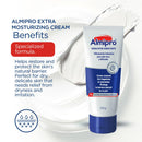 almipro Extra Moisturizing Cream for Dry, Delicate Skin – Intense Hydration with Calendula & Almond Oils – Nourishing Skin Barrier Cream for Fragile & Mature Skin – Fragrance-Free (4.2 oz)
