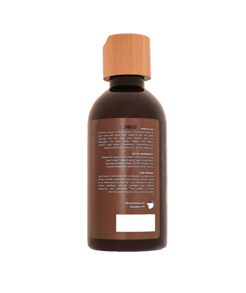 Love Grows Hair Shampoo with Cacao, Coffee, and Biotin 8 fl. oz.