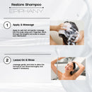 Epiphany Sulfate Free Shampoo – Hydrating Repair for Color Treated & Chemically Processed Hair | Coconut, Avocado & Argan Oil | UV Protection | Daily Use
