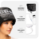 Epiphany Heat Cap for Deep Conditioning Hair Treatments – Electric Thermal Cap with 9 Heat Settings, Removable Washable Liner, Adjustable Fit, Long 8ft Cord, Embroidered Logo – Hair Repair & Hydration