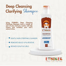 ETNIKER Nourishing Shampoo & Deep Cleansing Clarifying Shampoo Bundle – Hydrate, Nourish, and Purify Your Hair – Coconut & Shea Butter for Moisture & Shine + Anti-Residue Formula for Deep Scalp Cleans