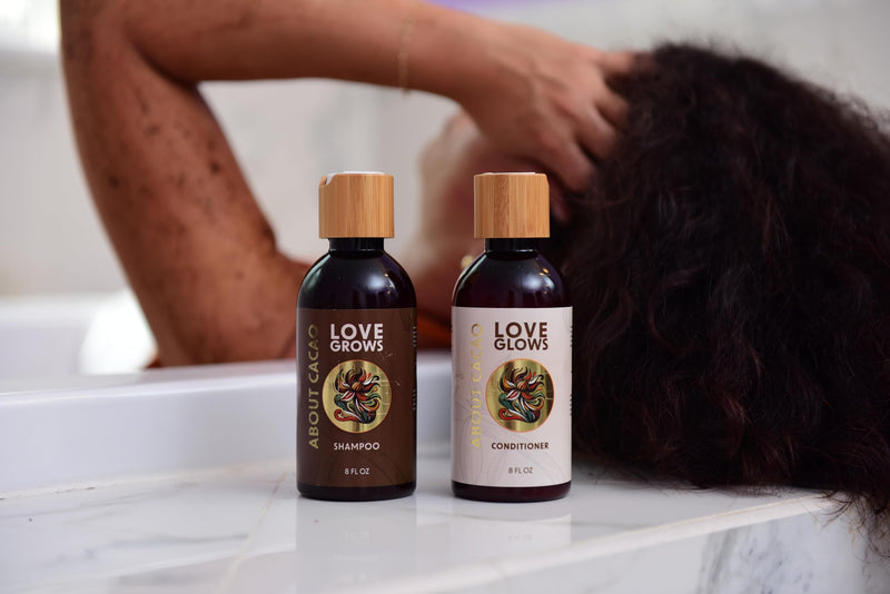 Love Grows Hair Shampoo with Cacao, Coffee, and Biotin 8 fl. oz.