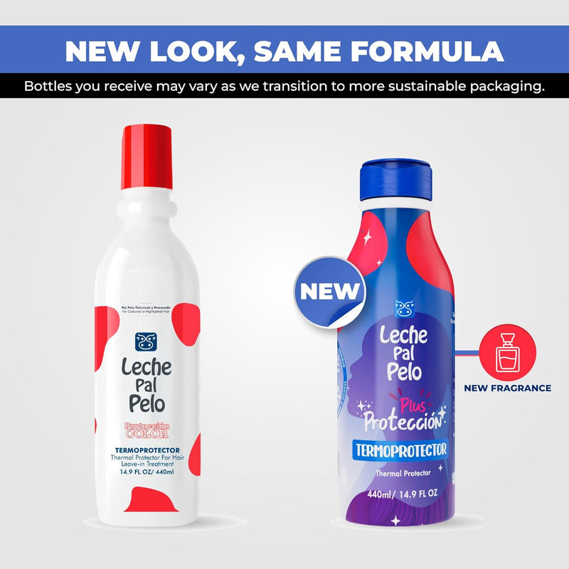 Leche Pal Pelo Color Protection Thermal Protector For Hair Leave-in Treatment - Proteccion Color Tratamiento Termoprotector para cabello 14.9 oz.