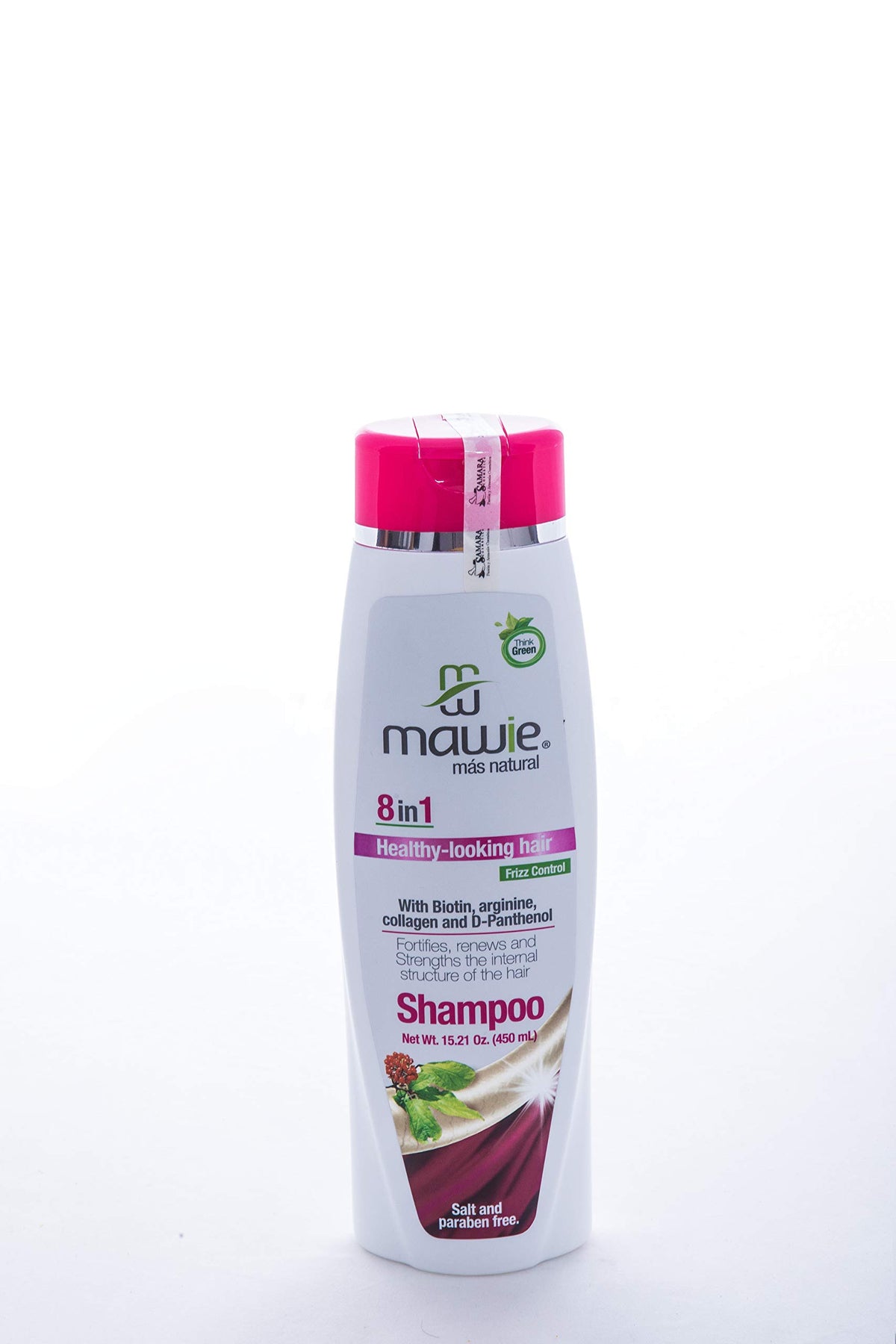 Mawie Healthy-Looking Hair Shampoo 8 in 1 with Biotin and D-Panthenol 15.21 fl.oz.